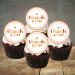 PRECUT Thank You Cupcake Toppers Theme #2 Edible Thank You Cake Decorations Thank You Cupcake Topper Thank You Cake Toppers Edible Thanks Birthday Decoration (Pack of 24)