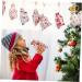 COOLHIYA 1 Set Candy Bag DIY Advent Calendar Bags Christmas Advent Calendar Bags Holiday Pouch Linen Beige - Buy Online on SooperMarket.com