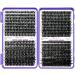 DNSGOOR DIY Lash Extension Kit 840Pcs D Curl Individual Lash Clusters Eyelashes Extension Set with Mirror Lash Storage Box Lash Bond&Seal Glue Remover Tweezers Lash Brush Applicator A-Lash Kit 30-60D - Buy Online on SooperMarket.com