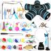 Yutuy Cat Toys Set with 36 PCs - Interactive Cat Tunnel Spring Toys Mice & Fish - Ultimate Fun for Kittens & Cats - Buy Online on SooperMarket.com