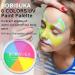 Glow UV Blacklight Face Body Paint Palette - 6 Neon Colors | Water Activated Washable Halloween Makeup & Cosplay Kit - Buy Online on SooperMarket.com