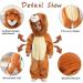 Doladola Baby Lion Hooded Onesie Pajamas - 18-24 Months | Cute Cartoon Animal Romper for Boys and Girls - Buy Online on SooperMarket.com