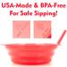 6 Pack USA-Made BPA Free Sippy Bowls for Kids - Child-Safe Cereal Bowls with Built-In Straw for Melted Ice Cream & Soup Sipping - Buy Online on SooperMarket.com