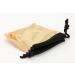 Black Dice Bag with Gold Interior | Double Stitched Snag Proof Satin Lining | Holds 21 16mm Dice - Buy Online on SooperMarket.com