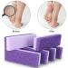 Pumice Stone 6 Pack Foot Scrubber & Callus Remover - Dead Skin Remover for Feet, Heels, Hands and Body - Purple - Buy Online on SooperMarket.com