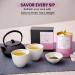 Sakura Green Tea by CHILL TEA Tokyo (100g Loose Leaf) - Cherry blossom tea Japanese Tea Loose Leaf Tea Flavoured Tea- Fruity Floral Flavour Taste of Japan 100 g - Buy Online on SooperMarket.com