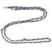 Lightweight & Durable 4-Way Adjustable Dog Leash for Small Dogs - 2.40m | Double Linen | Africa (Brown-Light Blue Marine) - Buy Online on SooperMarket.com