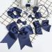 45Pcs Navy Blue School Girls Hair Accessories Kit - Bow Headband, Clips, Ponytail Holder, Barrettes - Girl Birthday Gift - Buy Online on SooperMarket.com