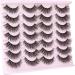 Wispy Lashes Natural False Eyelashes Fluffy 16mm Cat Eye Lashes Pack 5D 14 Pairs Fake Eyelashes by TNFVLONEINS B02 - Buy Online on SooperMarket.com
