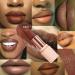 4 Pack Semi Matte Lipstick Set - High Pigment Velvet Matte Finish Waterproof & Long-Lasting Orange Pink Tones for Women - Buy Online on SooperMarket.com