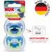 NUK Signature Night Dummy with Light Effect - BPA-Free Silicone Blue - Buy Online on SooperMarket.com
