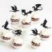 25PCS Dragon Cupcake Toppers Glitter Fantasy Birthday Cupcake Flying Dragon Cupcake Toppers Theme Baby Shower Kids Birthday Party Cake Decorations Supplies Black - Buy Online on SooperMarket.com