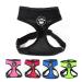 PaddingPaws Waterproof Soft Mesh Fabric Dog Puppy Pet Adjustable Harness Lead Leash Clip (S Black) Black S