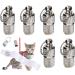 Address tag for dogs cats 6 pieces of address pendants dog brand animal brand with key ring address cat brand dog brand trailer personalized dog brand pets dogs cats accessories