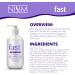 NISIM Fast Shampoo 33Oz/1Litre - No Sulfates Parabens Dea - Grows Hair Longer Faster 1 Liters - Buy Online on SooperMarket.com