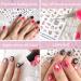 PHOGARY Cat Nail Stickers - 8 Sheets Nail Art Decals for Women & Girls | Perfect for False Nails & Manicure Gifts - International Shipping Available - Buy Online on SooperMarket.com