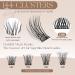 Lashview DIY Eyelash Extension Kit | 144pcs Cluster Lashes Glue Remover & Applicator | Volume Extensions for Perfect Look - Buy Online on SooperMarket.com