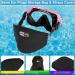 Gimilife Swim Mask - Anti-Fog Diving Goggles with Nose Cover and Earplugs for Adult Snorkeling & Scuba Dive - Black/Pink - Buy Online on SooperMarket.com