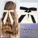 2 Pack Hair Bows for Women Bow Hair Clips French Barrette with Long Silky Satin Hair Ribbons for Women Girls(Black Beige) Beige Black - Buy Online on SooperMarket.com