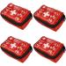 Wundmed first aid kit 4x traveler set outdoor emergency kit first aid kit 4x 32 pieces red 32 pieces (pack of 4)