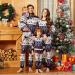 PatPat Family Christmas PJs Matching Sets - Reindeer & Snowflake Patterned Sleepwear for Couples & Kids (8-9 Years) - Royal Blue - Buy Online on SooperMarket.com