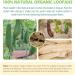 100% Organic Luffa Sponge - Natural Shower & Peeling Sponge | Eco-Friendly Body Brush for Exfoliating Dead Skin - Buy Online on SooperMarket.com