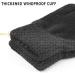 Cierto Winter Gloves - Unisex Cold Weather Stretchy Knit Thermal Touch Screen Gloves | Windproof Smart Phone Touchscreen Warm Gloves for Driving Running Cycling Hiking - Black - Buy Online on SooperMarket.com
