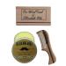 Natural Moustache Wax Kit with 2.9 Inch Eco Wood Comb - Best Price & Quality - Buy Online on SooperMarket.com