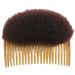 CareforYou 1PC Lady Girl Women BUMP IT UP Volume Inserts Do Beehive hair styler Insert Tool Hair Comb Hair beauty (Brown)
