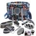 Harrison Howard Horse Grooming Kit 11-Piece Equine Care Series-Dark Charcoal