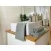 Zollner 10 Set Guest Towels - Soft & Strong Light Gray - 30x50 cm Hotel Quality - Washable Up to 60 C - Practical Hanger Included - Buy Online on SooperMarket.com