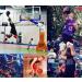 COOLOMG Youth Basketball Leggings Boys Men Compression Capri Tights - Gray XX-Small - Buy Online on SooperMarket.com