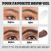 U-Shinein The Brow Glue 14H Extreme Hold Eyebrow Gel Non Sticky Formula Natural Finish Strong-Hold Clear-Drying and Water-Resistant Brow Gel Creates Laminated Brows LImitless Brow Looks Clear and Brown Clear + Brown - Buy Online on SooperMarket.com