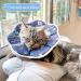 ComSaf Soft Cat Recovery Collar - Adjustable Elizabethan Cone for Post-Surgery Comfort - Prevents Licking, Lightweight - M (Neck 9-11 in) - Buy Online on SooperMarket.com