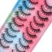 False Eyelashes Clear Band Natural D Curl Natural Cluster Volume Eyelash Set 10 Pairs Natural 3D Adhesive Tape Artificial Eyelashes (DDL09) - Buy Online on SooperMarket.com
