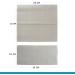 Buy Inoverse 5 000 Sheets Folding Paper Towels - ZZ Fold Disposable Gray Towels for Donors - 25x23 cm - International Shipping Available - Buy Online on SooperMarket.com