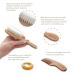 eplanita Baby Hair Brush and Comb Set for Newborns & Toddlers - Wooden with Natural Goat Bristles - Ideal for Cradle Cap, Massage, and Teething Relief - Perfect for Baby Registry or Baby Shower - Buy Online on SooperMarket.com