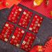 6Pcs Chinese Lunar New Year Red Envelopes Rectangle Red Packet Personalized Red Pocket Hong Bao for Graduation A Style A - Buy Online on SooperMarket.com