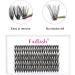 Fadlash Cluster Eyelashes Extension 40 Root 0.07mm D Curl 14mm | DIY Individual Lashes | Self-Application Extensions - Buy Online on SooperMarket.com