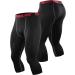 NELEUS Men's Dry Fit Compression Pants Workout Running Leggings 3X-Large Capris: Black(grey Stripe) 3 Pack - Buy Online on SooperMarket.com
