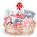 DIY Wicker Gift Hamper Kit - Oval Basket for Christmas, Weddings, Baby Showers - Natural - Buy Online on SooperMarket.com