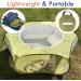 Pawaboo Small Animals Playpen - Waterproof Pet Cage Tent with Breathable Cover, Indoor/Outdoor Fence for Small Pets - Avocado Green - Buy Online on SooperMarket.com