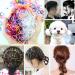Hanyousheng 1000 Pcs Elastic Hair Bands Set with Topsy Tail Hair Tool - 1004 Piece Hair Elastic Bands for Braids, Ponytails, and Removal Tool - Buy Online on SooperMarket.com