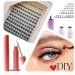 DIY Eyelash Extension Kit | XXL Cluster Lashes Set | 144 Eyelashes Bond Sealer Remover Applicator Included - Buy Online on SooperMarket.com
