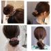 Handmade Crystal Rhinestone Hair Ties Set - Exquisite Ponytail Holders for Women and Girls - 2 PCS (Red and Green) - Buy Online on SooperMarket.com