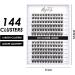 144PCS 3D Reusable D Curl Cluster Lashes | Natural Look Soft DIY Eyelash Extensions | 10-16MM Mix | DM06 - Buy Online on SooperMarket.com