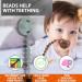 Silicone Pacifier 2 Pack with Clip for Breastfeeding Babies - Daytime and Nighttime Orthodontic Teething Design - Suitable for Newborns to Toddlers - Buy Online on SooperMarket.com