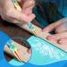 Craft Vinyl Weeding Tools Set - 2pcs Retractable Pin & Glitter Weeding Pens + Felt Squeegees for Adhesive Vinyl - Essential Craft Tool Kit - Buy Online on SooperMarket.com