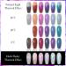 MSRUIOO Color Changing Reflective Gel Nail Polish - Temperature Activated Glitter Polish - Diamond Glitter Silver Pink Purple - Color Changing Gel - Buy Online on SooperMarket.com