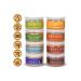 Greek Seasoning - Italian Seasonings - French Fry Seasoning - Mexican Seasoning - Chipotle Seasoning - Curry Seasoning - Mediterranean Seasoning - Bbq Dry Rub - World Seasonings - VARIETY 8 PACK